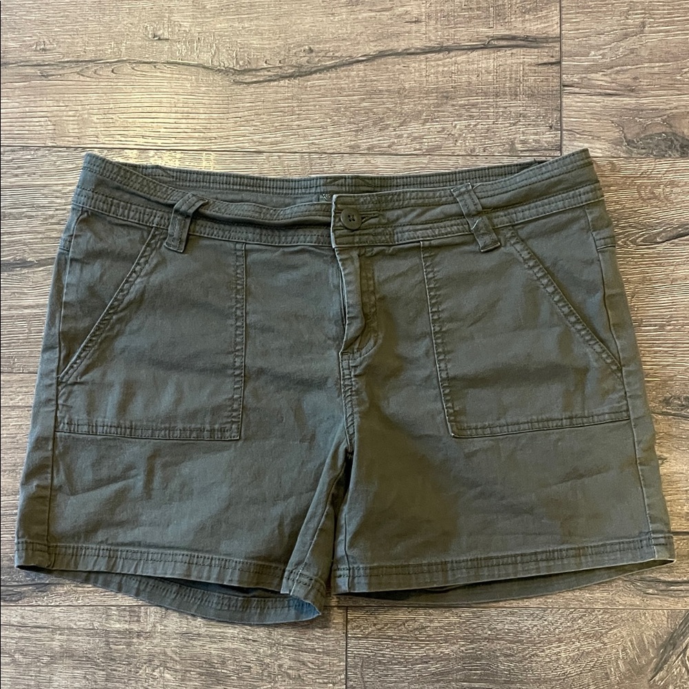 Prana Women's Olive Cargo Shorts